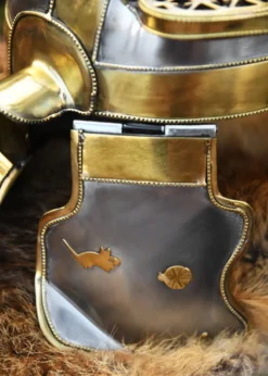 Niedermörmter Italic -H-, Römerhelm, Stahl und Messing