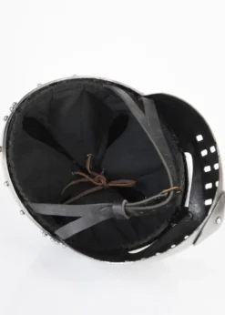 Normannischer Spangenhelm mit Gesichtsplatte, 1,6 mm Stahl