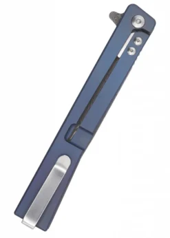 Ocaso Knives SOLSTICE, Damast, blau, Taschenmesser