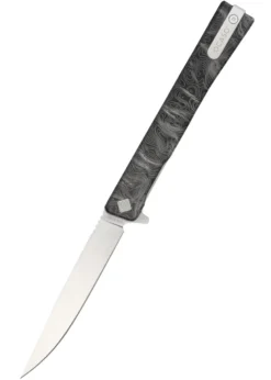Ocaso Knives, Solstice engraved Titanium, satin, Topo Pattern, Taschenmesser