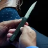 Ocaso Knives SOLSTICE, Harpoon, Karbon, schwarz, Taschenmesser