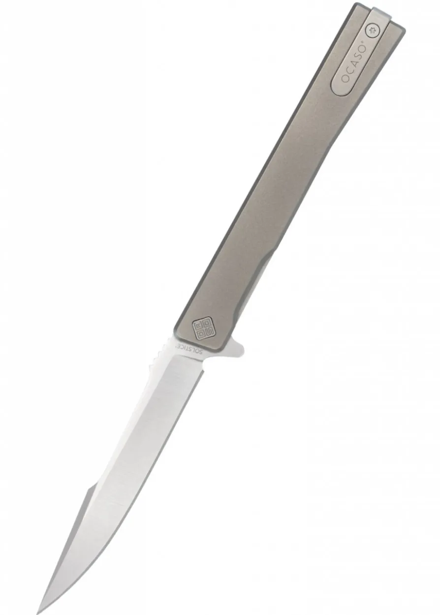 Ocaso Knives SOLSTICE, Harpoon, Titan, satiniert, Taschenmesser