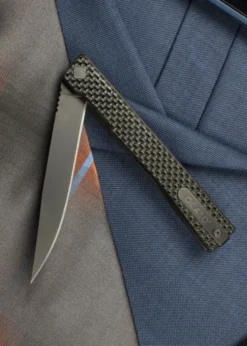 Ocaso Knives SOLSTICE, Karbon, schwarz, Taschenmesser