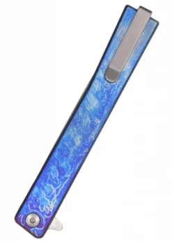 Ocaso Knives, SOLSTICE TITAN ELOXIERT, SATINIERT, Taschenmesser