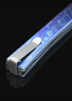 Ocaso Knives, SOLSTICE TITAN ELOXIERT, SATINIERT, Taschenmesser