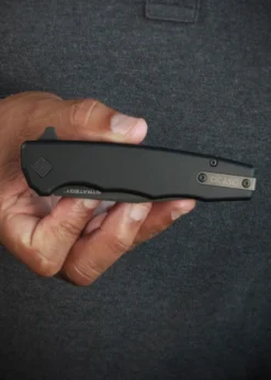 Ocaso Knives STRATEGY, schwarz, Aluminium, Taschenmesser