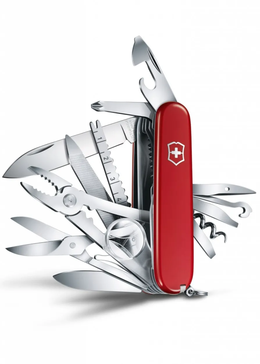 Offiziersmesser, SwissChamp, rot