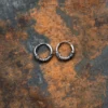 Ohrringe aus Silber, Wikinger Creolen, Paar