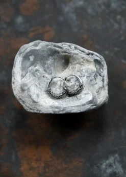 Ohrringe aus Silber, Wikinger Creolen, Paar