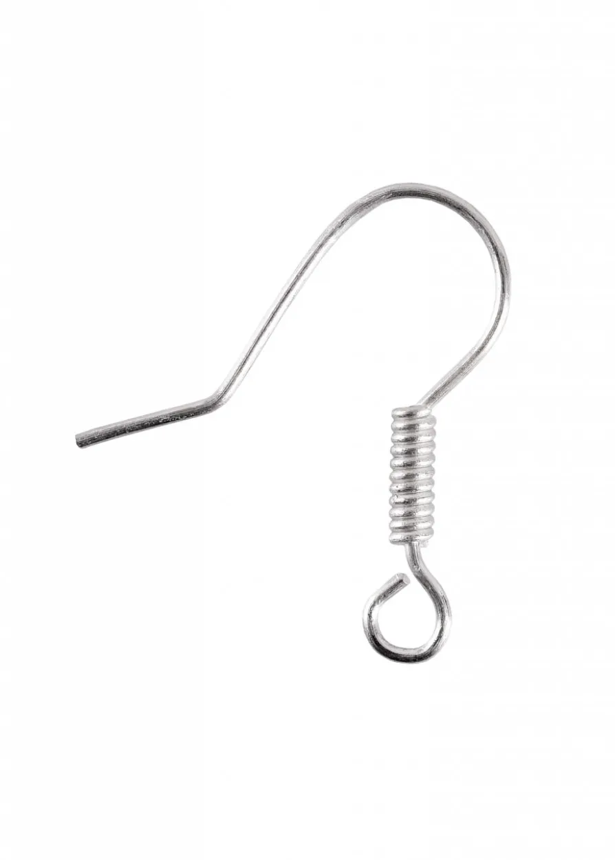 Ohrring-Haken aus Messing, Paar