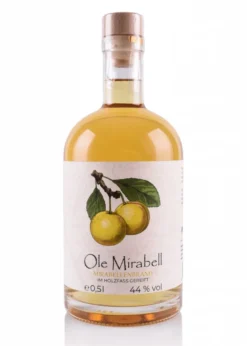 Ole Mirabell, Mirabellenbrand, Alk. 44%, 0,5l Flasche, Holsteiner Geister