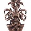 Ortblech für Wikinger-Schwertscheide, Schlangenmotiv, Bronze