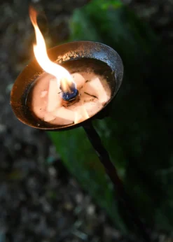 Oseberg Lampe, handgeschmiedet