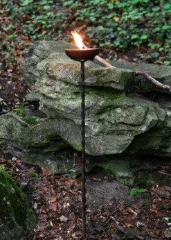 Oseberg Lampe, handgeschmiedet