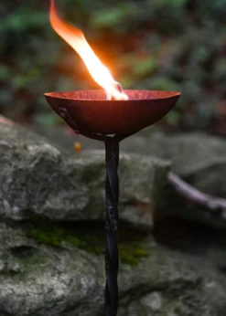 Oseberg Lampe, handgeschmiedet