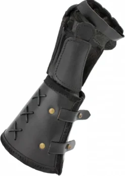 Panzerhandschuh aus Leder, Linke Hand