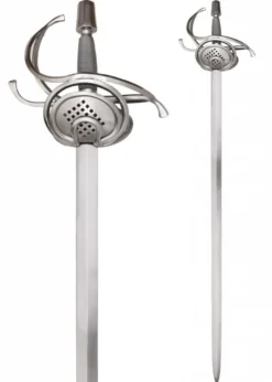 Pappenheimer Korbrapier mit drahtumwickeltem Griff, 114 cm