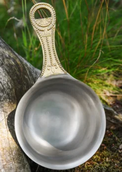 Patera, römische Lagerpfanne, verzinntes Messing
