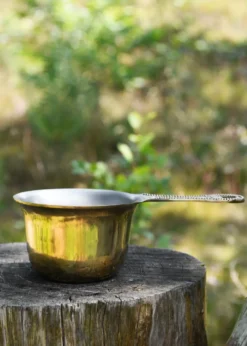 Patera, römische Lagerpfanne, verzinntes Messing