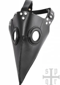 Pestdoktor Set - Maske und Hut aus Leder