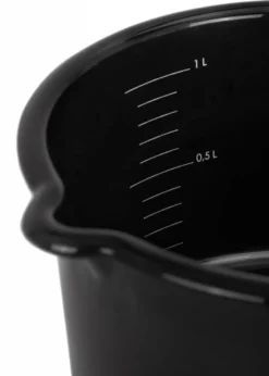 Petromax Emaille Stieltopf schwarz 1 Liter