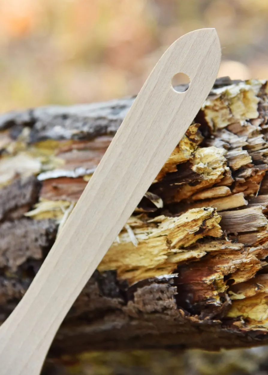 Pfannenwender aus Buchenholz ca. 30 x 6 cm