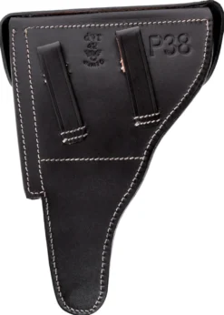 P38 Holster Pistolenholster Pistole Wehrmacht Weltkrieg WWII, schwarz