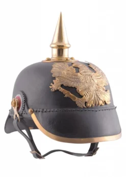Pickelhaube der Preußischen Infanterie 1889 aus Leder