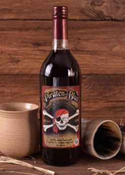 Piraten-Blut, Honig-Met mit Johannisbeerwein, 11% Vol.