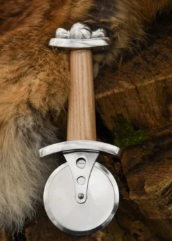 Pizzaschneider Pizzaroller Wikinger Schwert