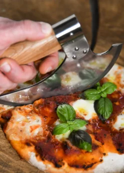 Pizzaschneider Wiegemesser - Wikinger Bartaxt für Pizza und Kräuter