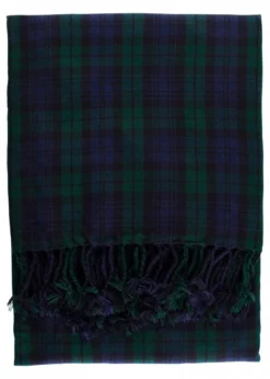 Plaid / Schal, Tartan, ca. 234 x 137 cm (92 x 54 in.)