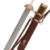Pompeji Gladius mit dunkler Scheide und Riemen
