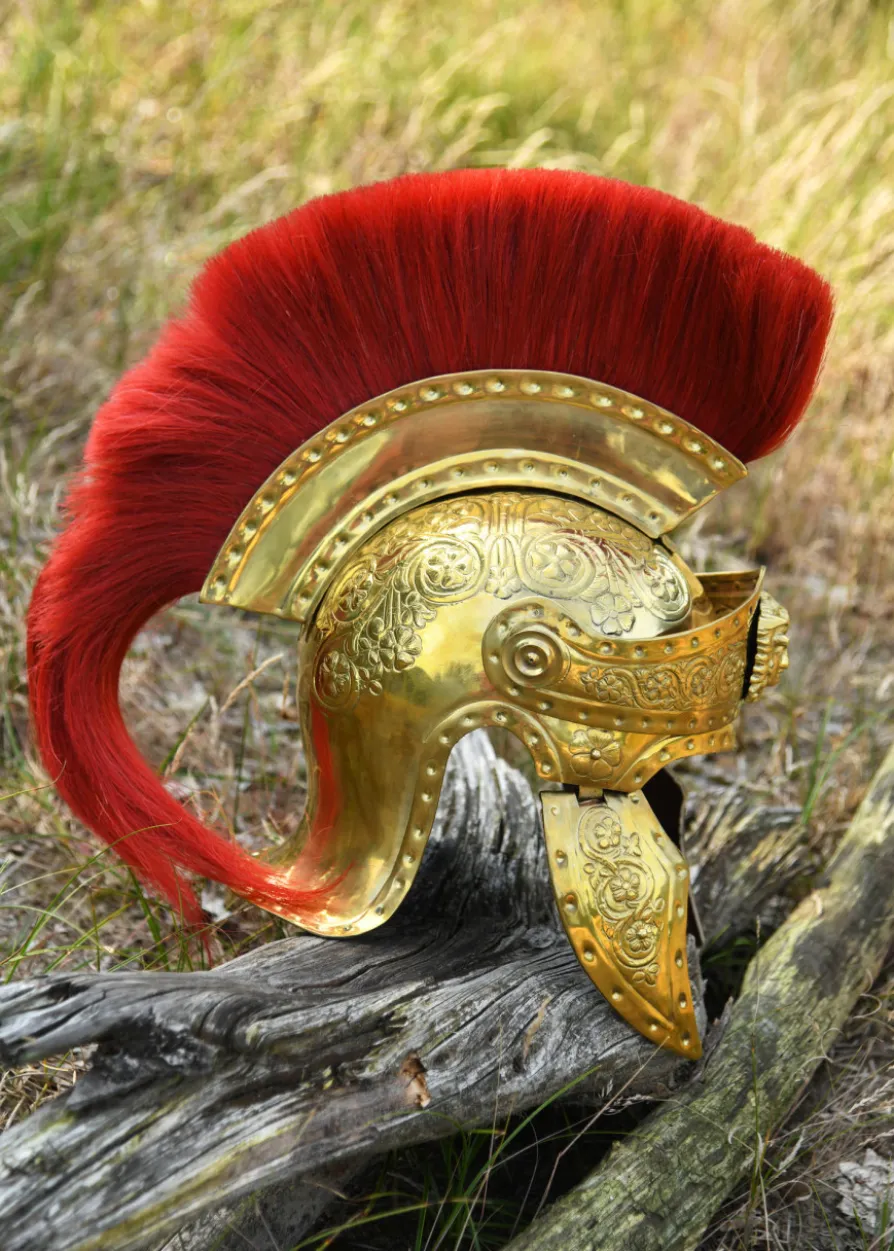 Prunkhelm der römischen Prätorianer-Garde, Messing