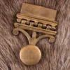 Pugio-Halter für Römergürtel, Vindonissa-Muster, Messing, Paar