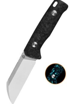 QSP, Baby Penguin blaue glow-in-the-dark Griffe, Feststehendes Messer
