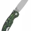 QSP TURTLE PUNK STONEWASHED, schwarz-grün, Taschenmesser