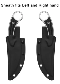 QSP, Viper Schwarzer G10 Griff, Feststehendes Messer