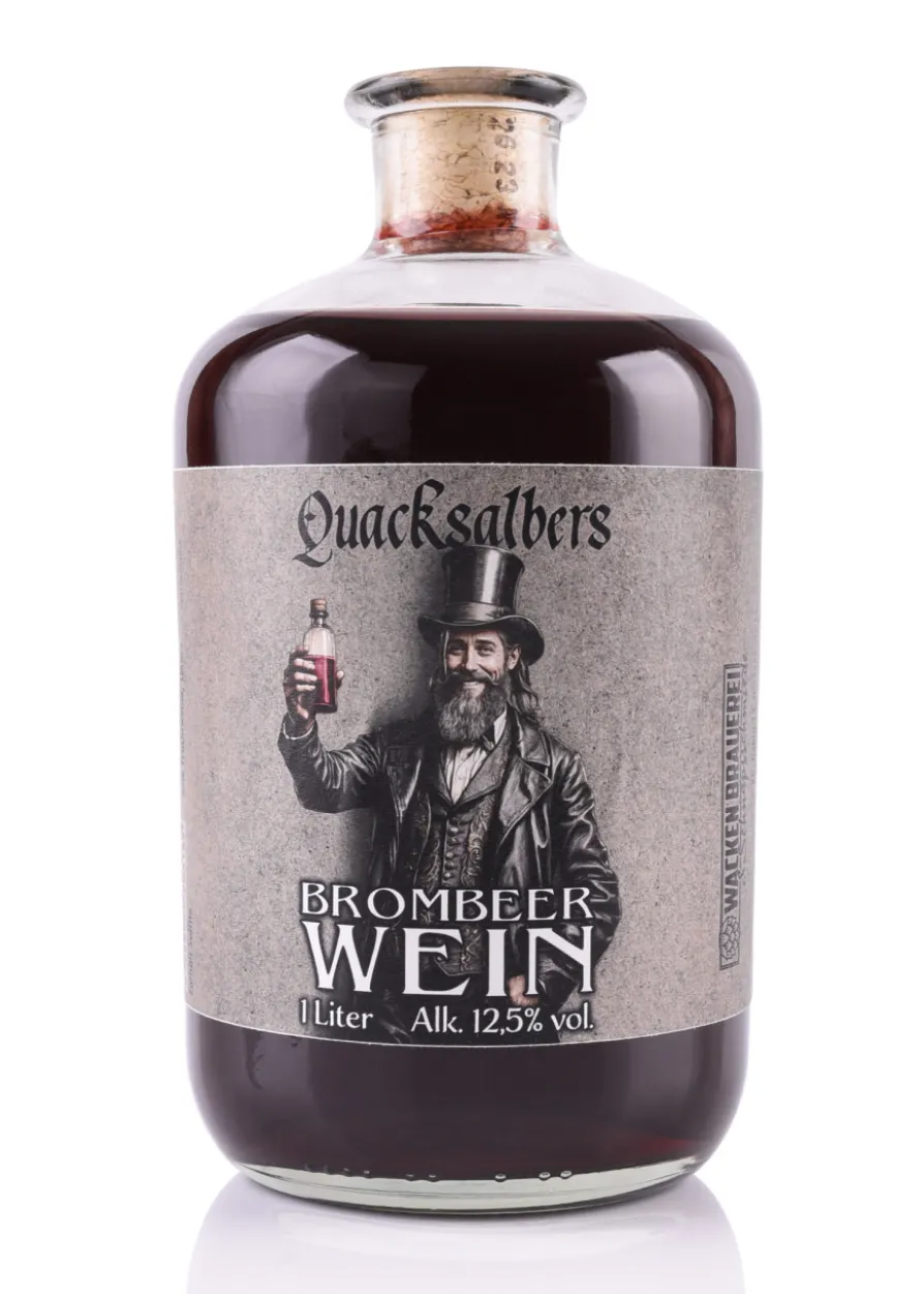 Quacksalbers Brombeerwein, 1l, 12,5% vol. Alk.