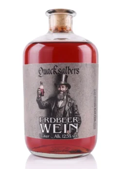 Quacksalbers Erdbeerwein, 1l, 12,5% vol. Alk.