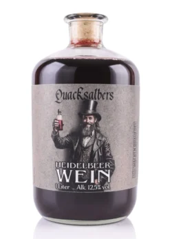 Quacksalbers Heidelbeerwein, 1l, 12,5% vol. Alk.