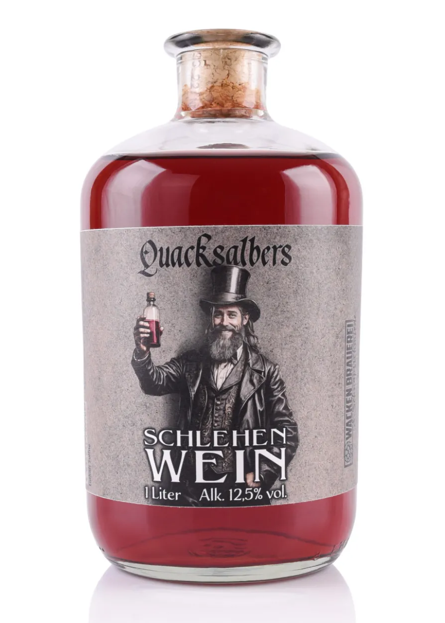 Quacksalbers Schlehenwein, 1l, 12,5% vol. Alk.