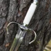 Rapier-Begleitdolch, 16. Jh., mit Lederscheide