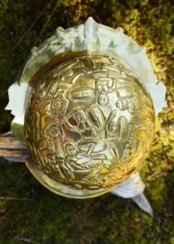 Ribchester Kavalleriehelm, Messing und Stahl