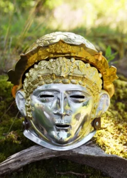 Ribchester Kavalleriehelm, Messing und Stahl