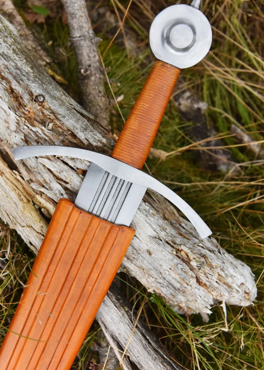 Ritterschwert Moonbrand mit Scheide, 13. Jh