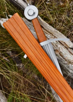 Ritterschwert Moonbrand mit Scheide, 13. Jh