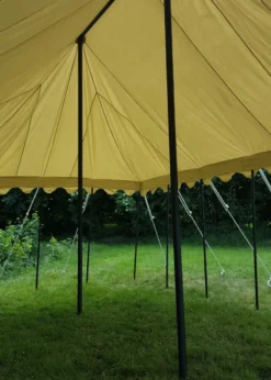 Ritterzelt Markward, 5 x 8 m, 425 gsm, natur