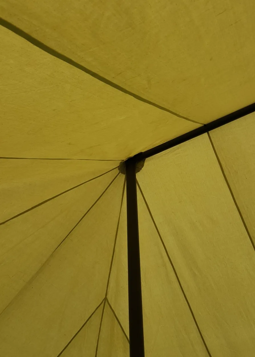 Ritterzelt Markward, 5 x 8 m, 425 gsm, natur