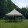 Ritterzelt Markward, 6 x 4 m, 425 gsm, natur